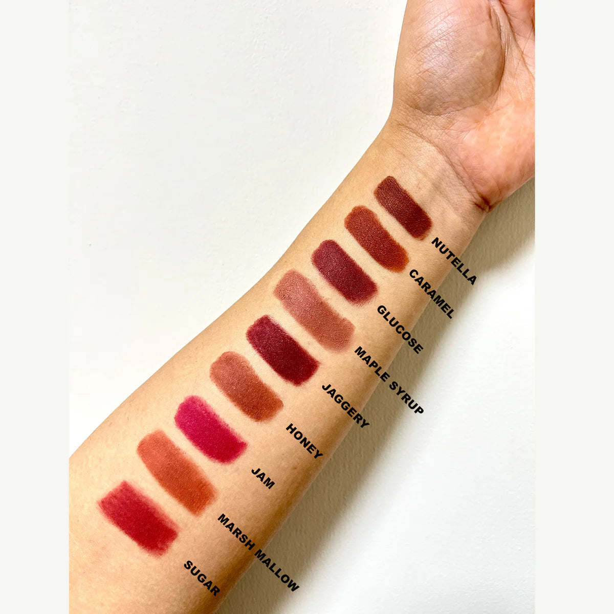 Love Earth Satin Matte Lipstick Pack Of 9 - 18G Pixie La Bella