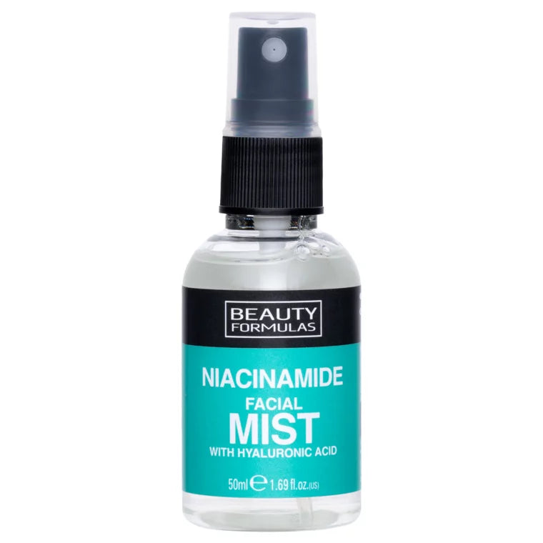 BEAUTY FORMULAS Facial Mist - Niacinamide with Hyaluronic Acid 50ml