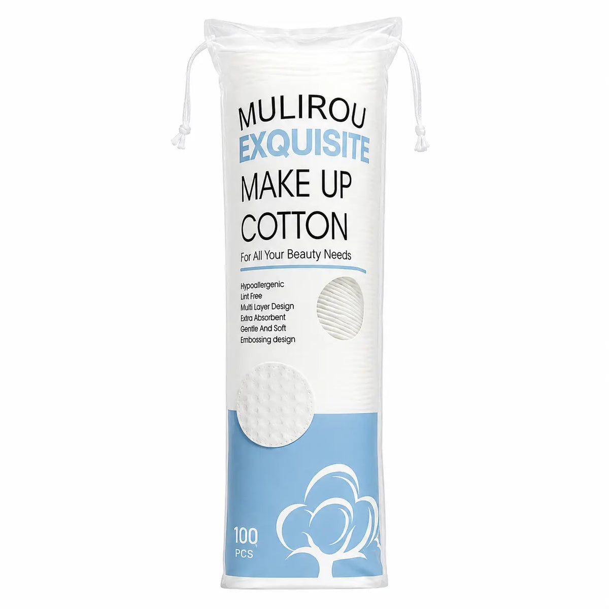 MULIROU Exquisite Makeup Cotton Pads 100pcs Pixie La Bella