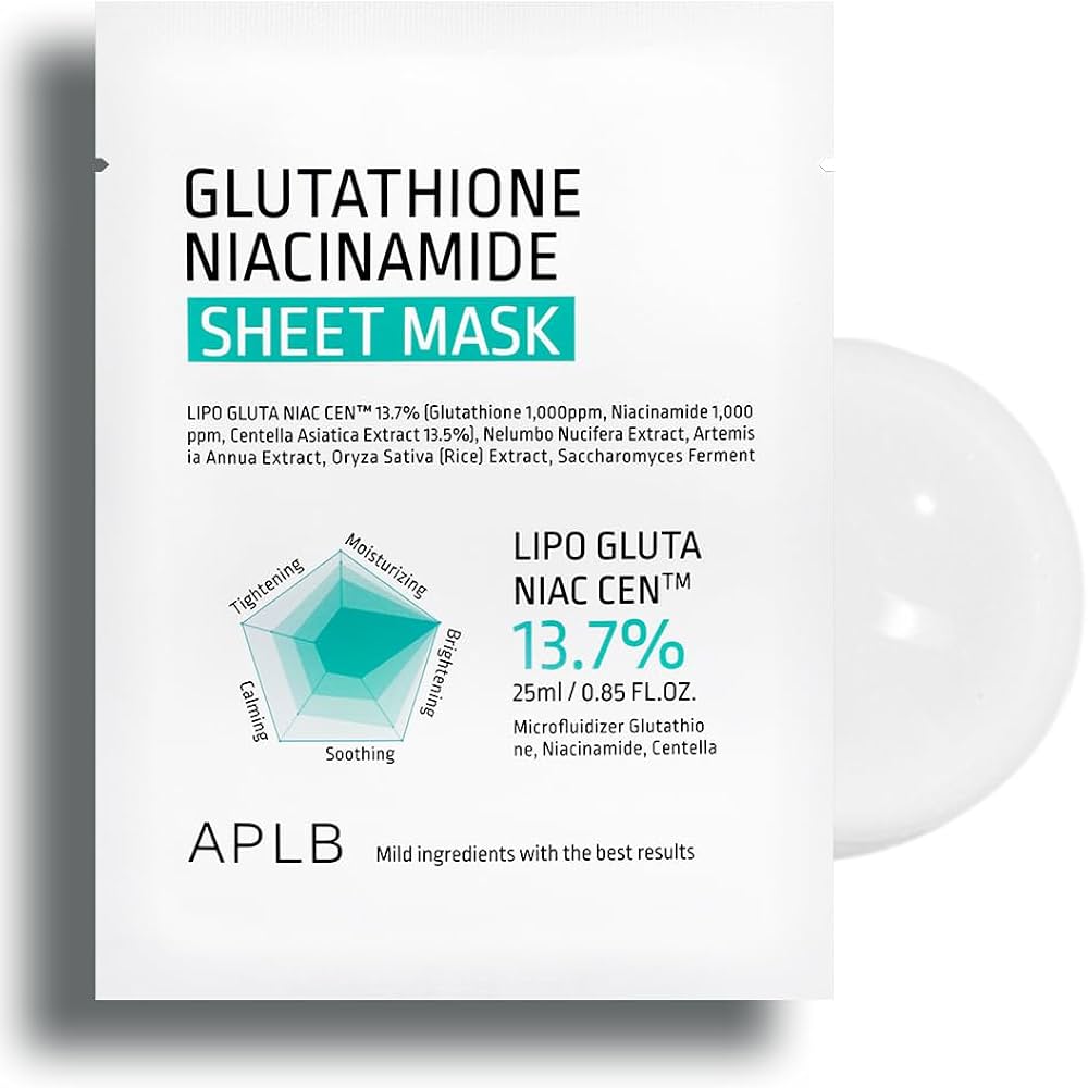 APLB - Glutathione Niacinamide Sheet Mask Pixie La Bella