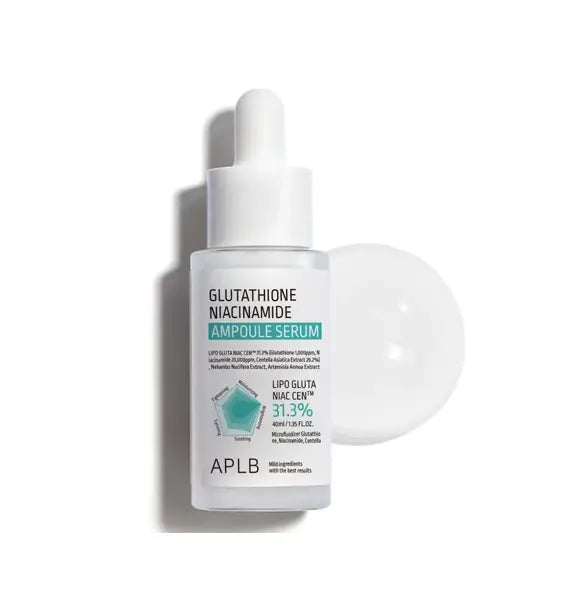APLB Glutathione Niacinamide Ampoule Serum, a natural skin care product from Bangladesh. Buy online for skin brightening, moisturizing, and anti-aging benefits.