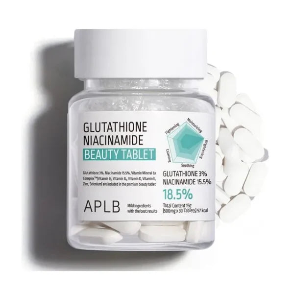 APLB Glutathione Niacinamide Beauty Tablet 500mg x 30 Tablets Pixie La Bella APLB Glutathione Niacinamide Beauty Tablet 500mg x 30 Tablets Pixie La Bella