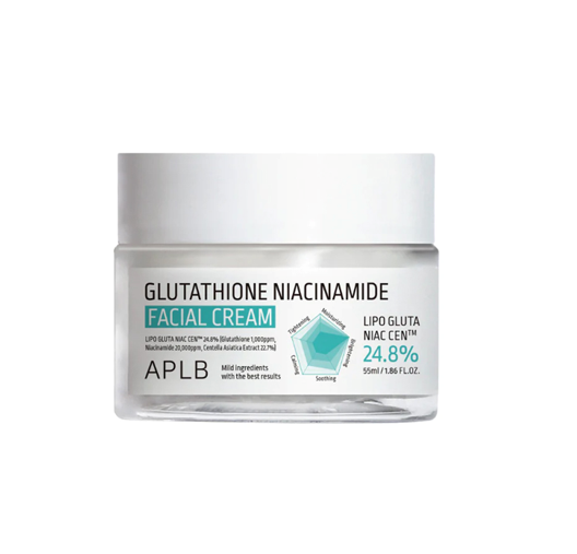 APLB Glutathione Niacinamide Facial Cream, a natural skin brightening and moisturizing cream from the best skin care products available online in Bangladesh.