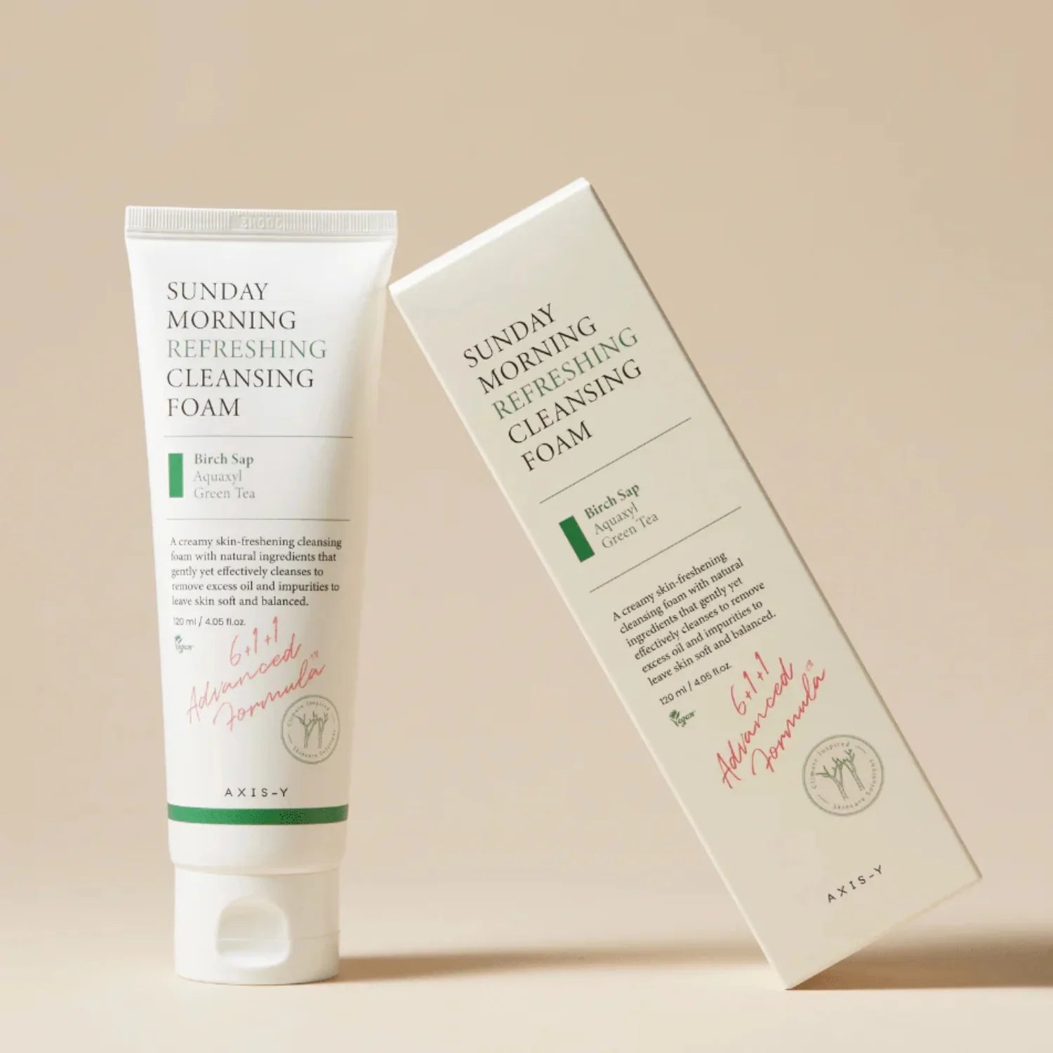 Axis-Y Sunday Morning Refreshing Cleansing Foam 120ml