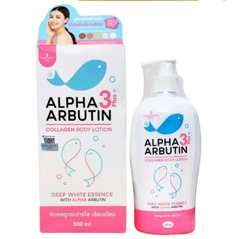 Precious Skin Alpha Arbutin 3 Plus Collagen Body Lotion 495ml Pixie La Bella