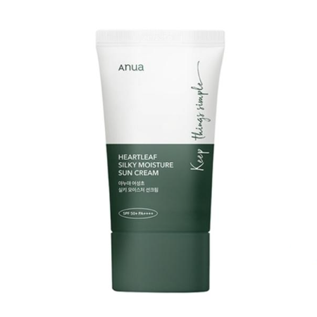 Anua Heartleaf Silky Moisture Sunscreen 50ml Pixie La Bella
