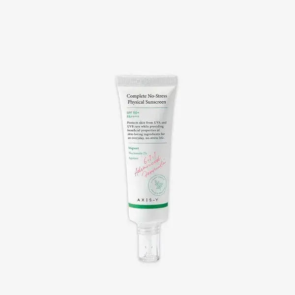 AXIS-Y Complete No-Stress Physical Sunscreen SPF 50+ PA++++: Natural, organic skincare from Bangladesh. Buy online for moisturizing, brightening, and anti-aging benefits.