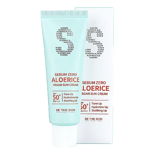 Be The Skin Sebum Zero Aloerice Vegan Sun Cream 50ml SPF 50+, PA++++ 50ml