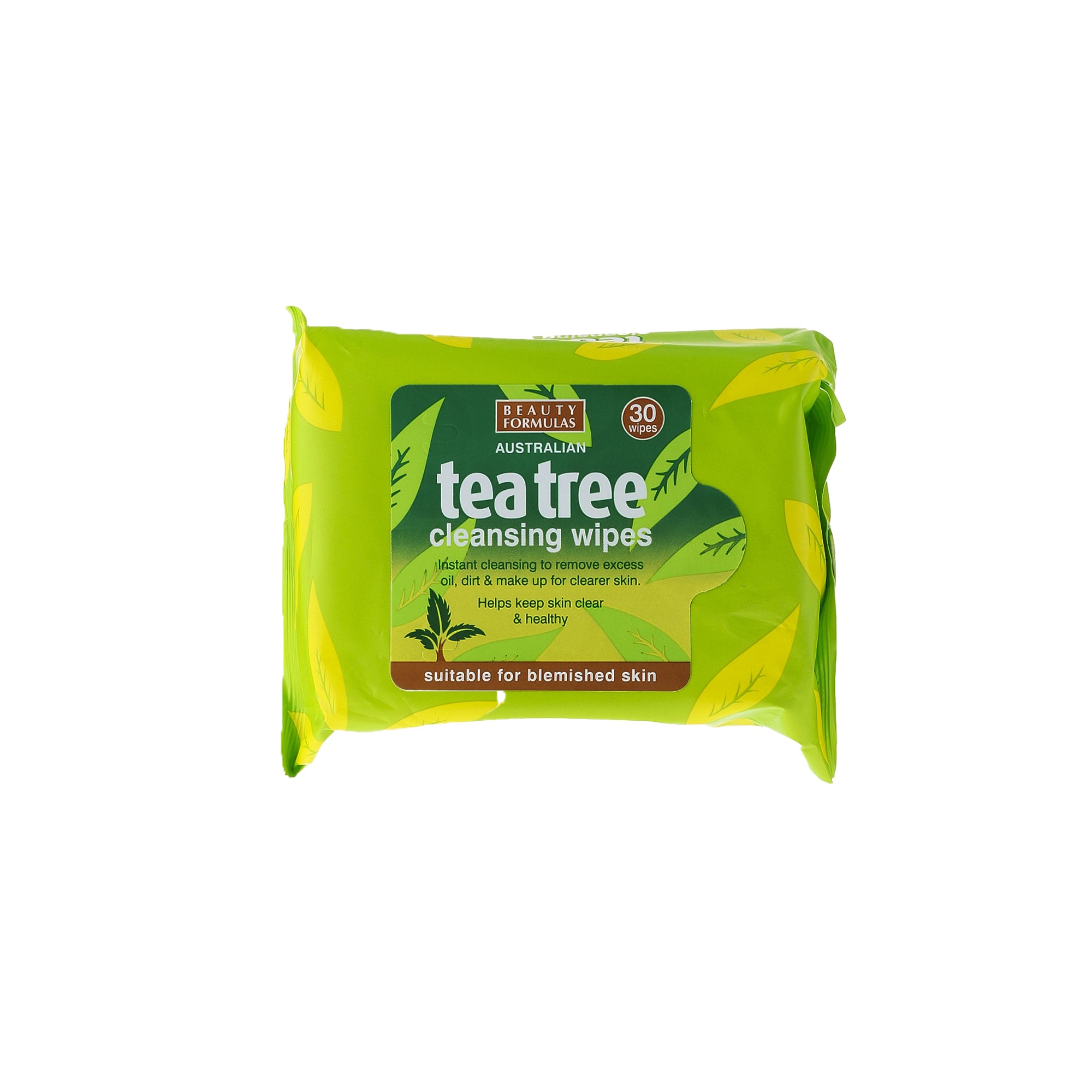 Beauty Formulas Tea Tree Cleansing Wipes