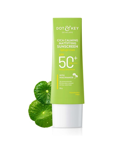 Dot & Key Cica Calming Mattifying Sunscreen SPF 50 PA++++ 80gm