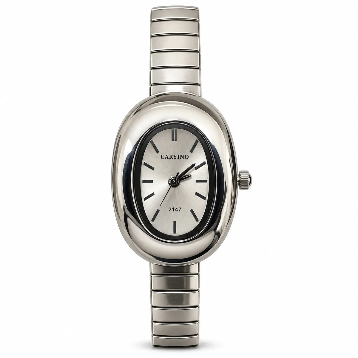 CARYINO 2147 Oval Dial Bracelet Watch