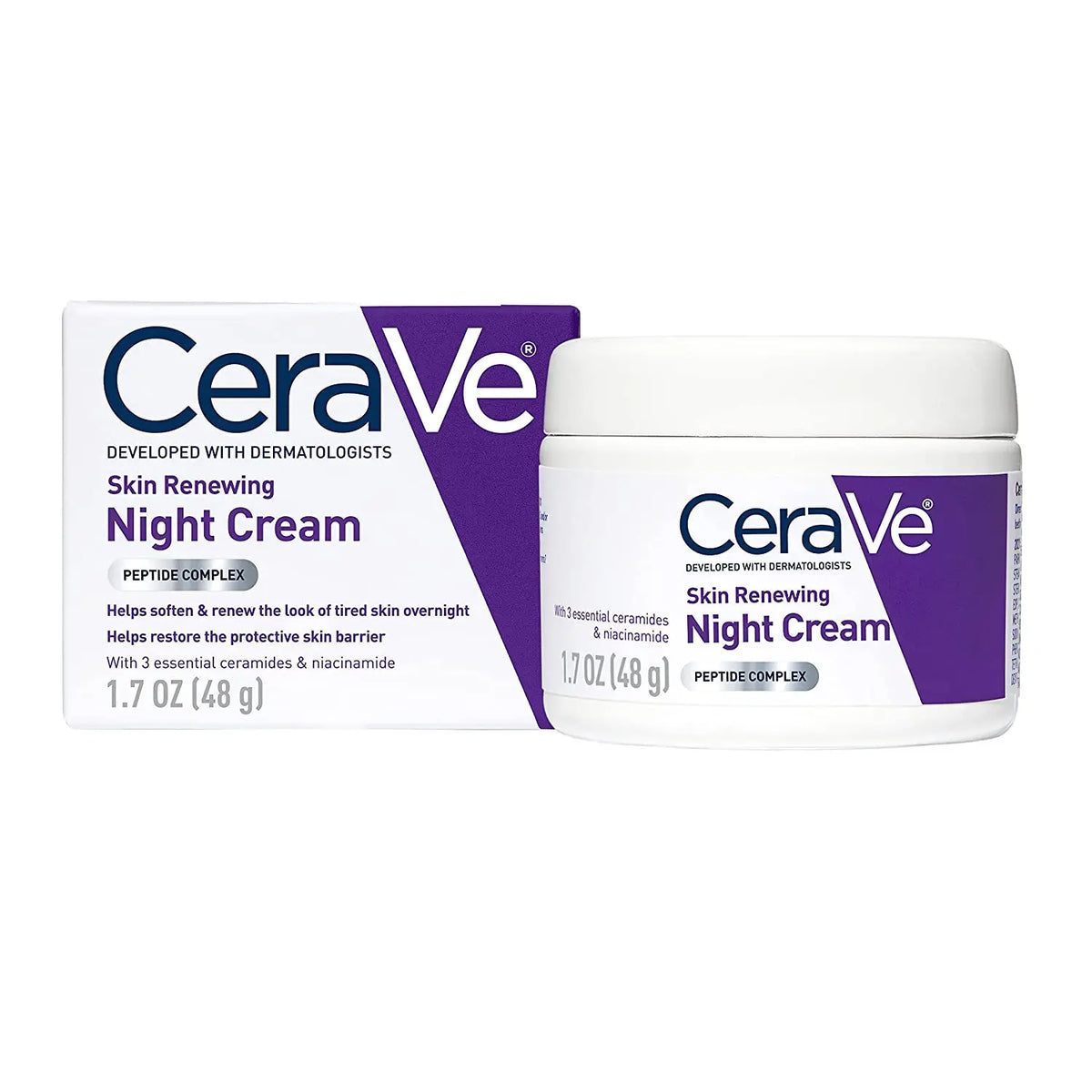 CeraVe Skin Renewing Night Cream, a natural skin care product, available online in Bangladesh. Best moisturizer for skin brightening and anti-aging. Buy CeraVe and other top skin care products at affordable prices on our online store.