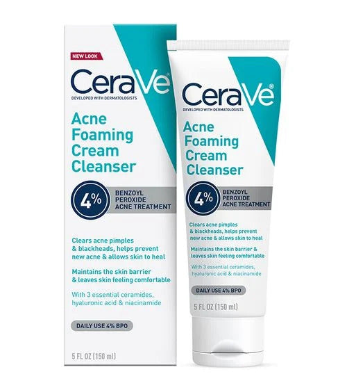 CeraVe Acne Foaming Cream Cleanser: best skin care product in Bangladesh for acne treatment. Buy natural moisturizer online from our organic skin care products store. Affordable, effective skin brightening & anti-aging cream. Shop now!