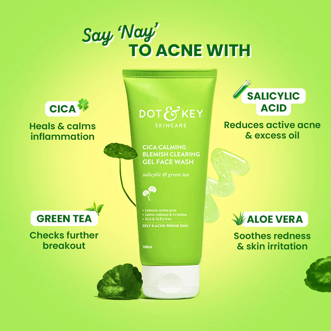 Shop Dot & Key Cica Calming Blemish Clearing Gel Face Wash Now