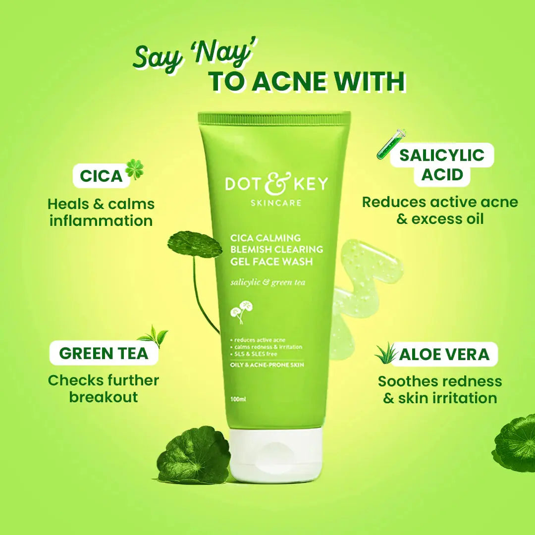 Shop Dot & Key Cica Calming Blemish Clearing Gel Face Wash Now