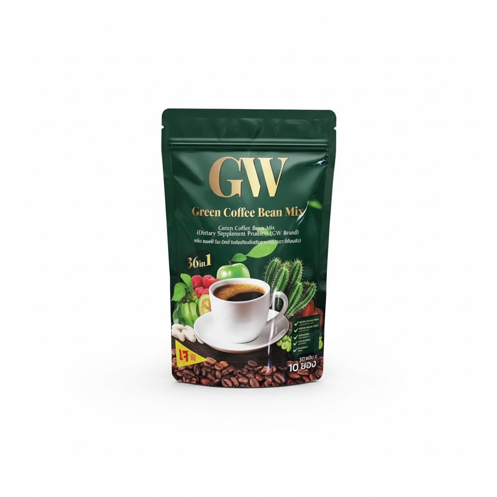 GW Green Coffee Bean Mix Pixie La Bella