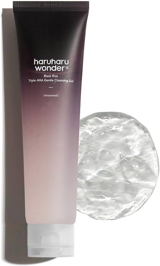 Haruharu WONDER Black Rice Triple AHA Gentle Cleansing Gel 100ml Pixie La Bella