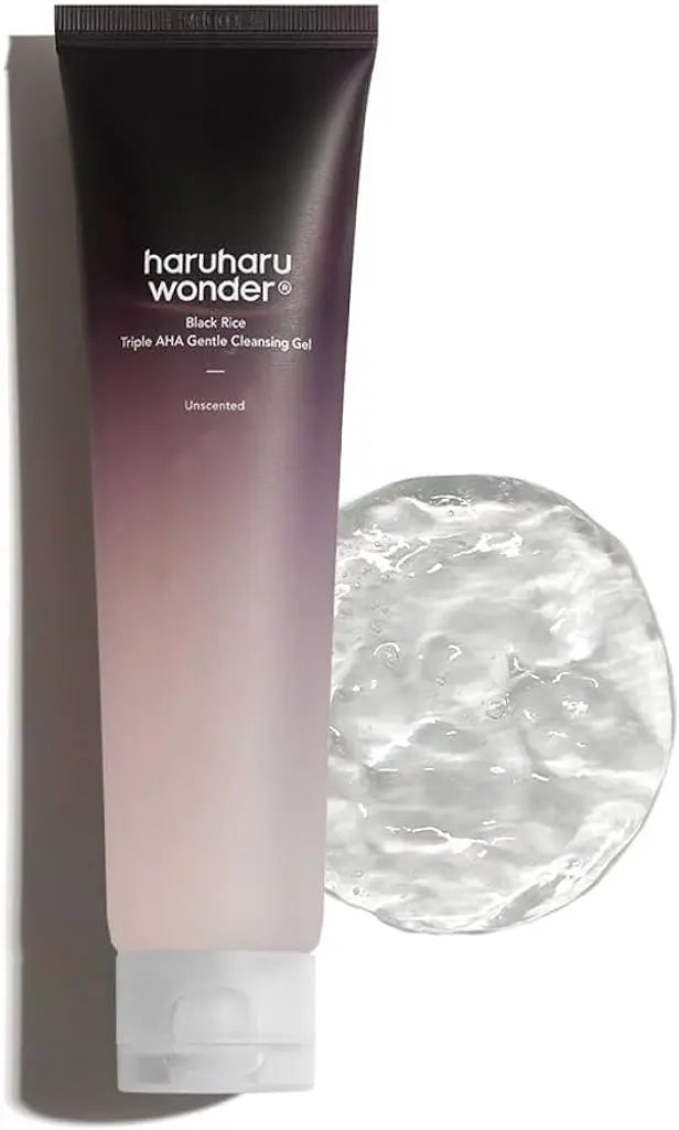 Haruharu WONDER Black Rice Triple AHA Gentle Cleansing Gel 100ml Pixie La Bella