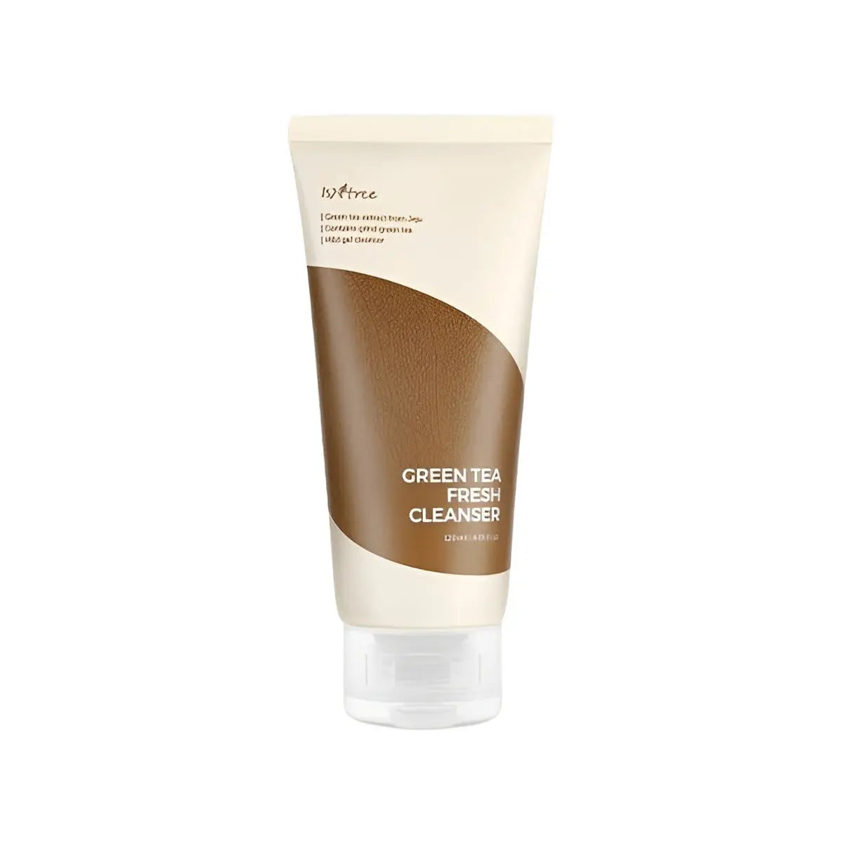 "ISNTREE Green Tea Fresh Cleanser 120ml – A refreshing and gentle facial cleanser in Bangladesh, infused with Jeju green tea extract to remove impurities, control oil, and hydrate the skin. Buy beauty products for skin online at the best price from Bangladesh’s top organic skin care store."