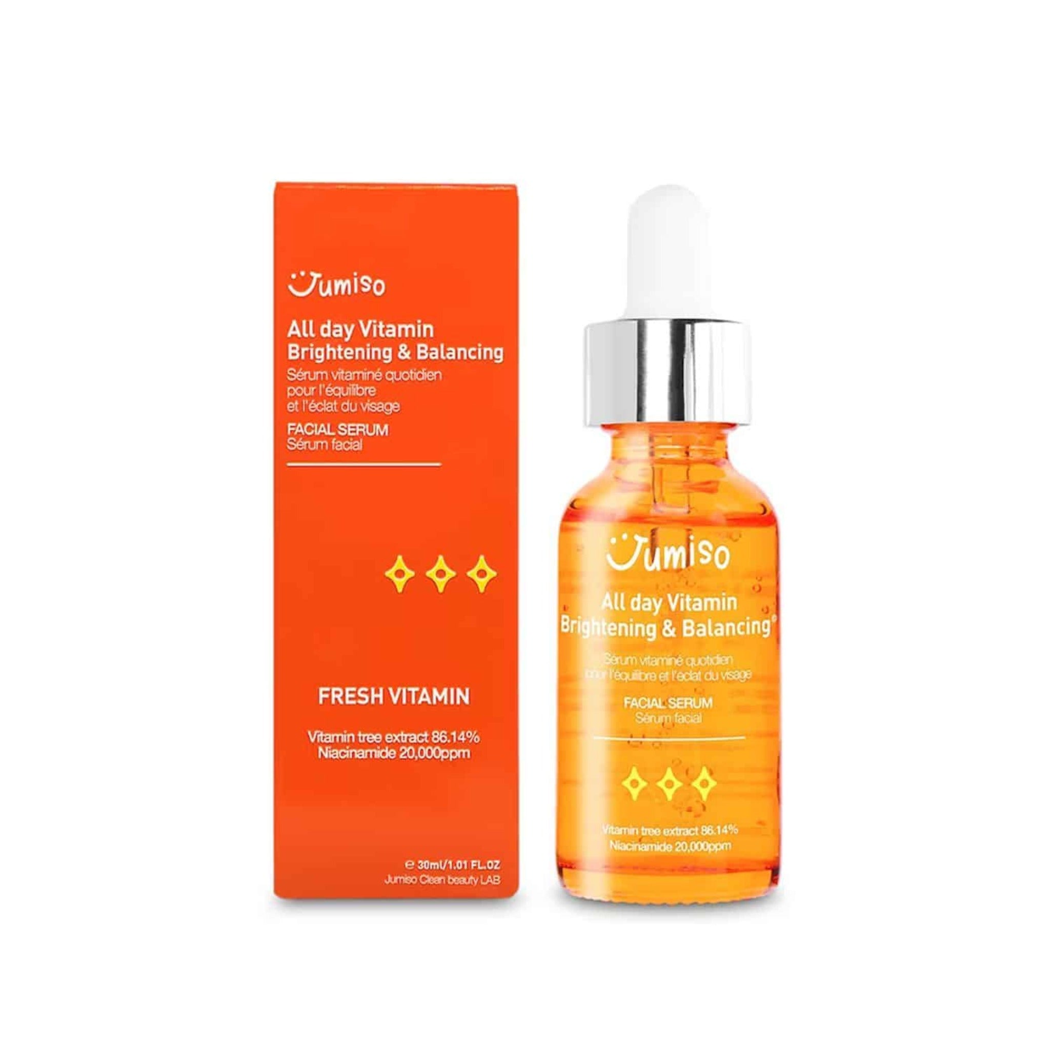 Get brighter, balanced skin with Jumiso All Day Vitamin Brightening & Balancing Facial Serum, one of the best skin care products online. Looking to buy skin care products? We offer a range of options, including this vitamin-packed serum.