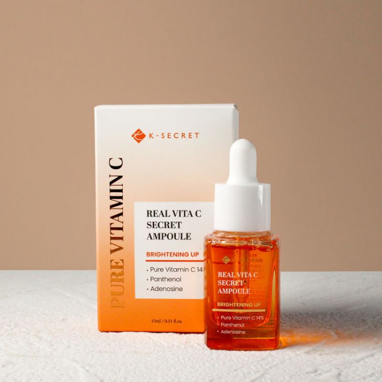 K-SECRET Real Vita C Secret Ampoule 15ml Pixie La Bella