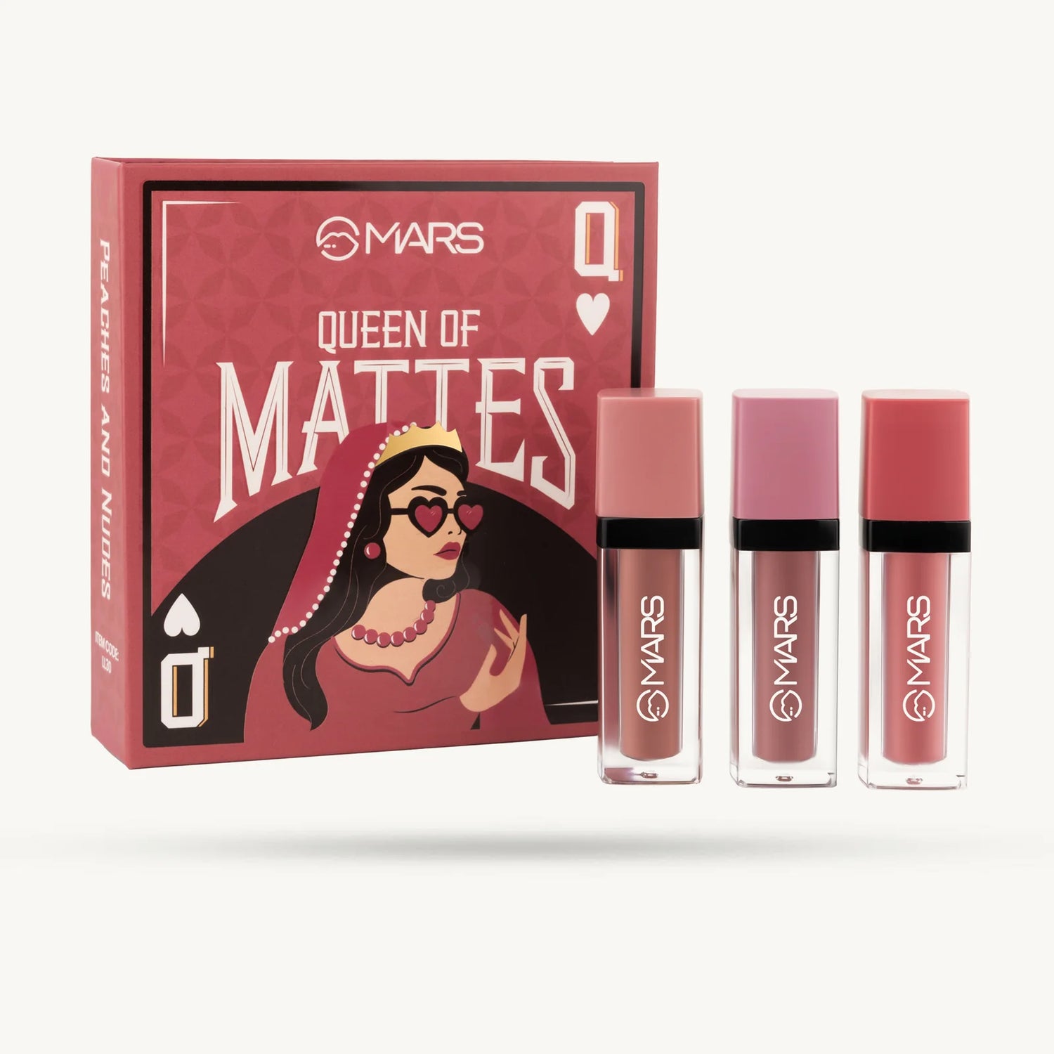 MARS Queen of Mattes Liquid Lipsticks Box Set of 3 (13.5 ml)