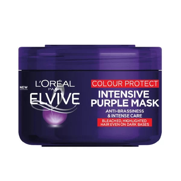 Loreal Elvive Colour Protect Anti-Brassiness Purple Mask 250ml Pixie La Bella