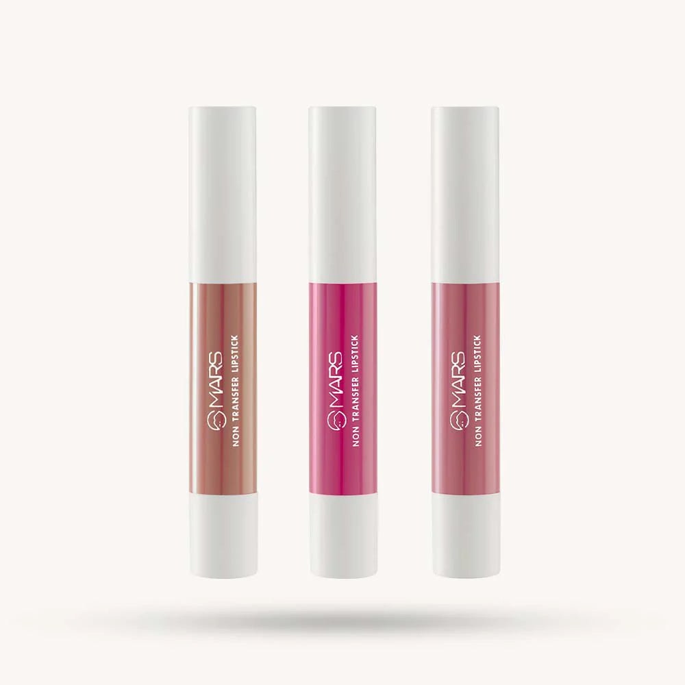 MARS Non-Transfer Lipsticks - Face makeup product online in Bangladesh. Buy affordable, natural, non-toxic, vegan makeup products for face online. Best makeup primer, foundation, highlighter, kits, and cheap cosmetics online at the best cosmetics shop in Bangladesh. Shop online at our store.