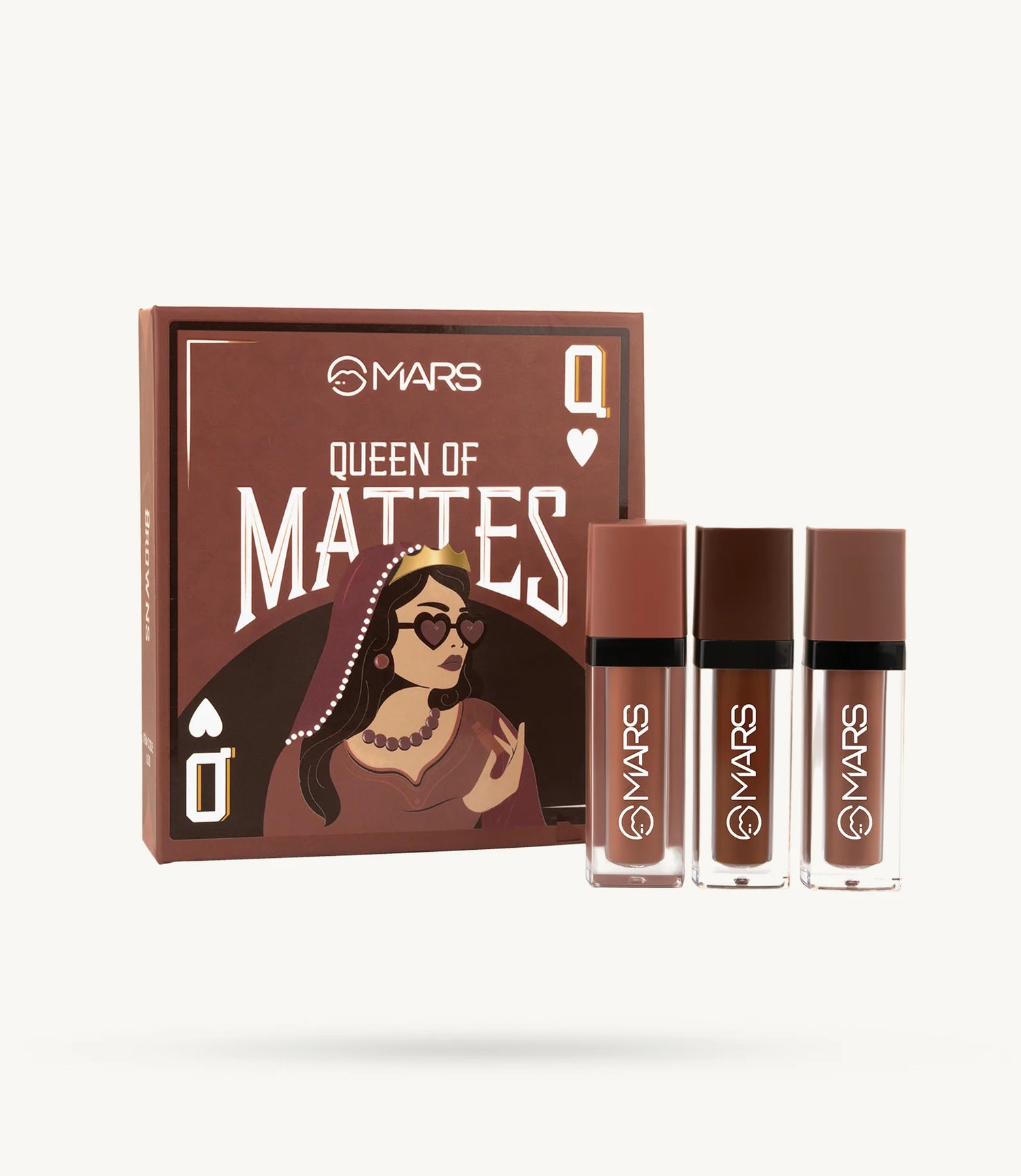 MARS Queen of Mattes Liquid Lipsticks Box Set of 3 (13.5 ml)