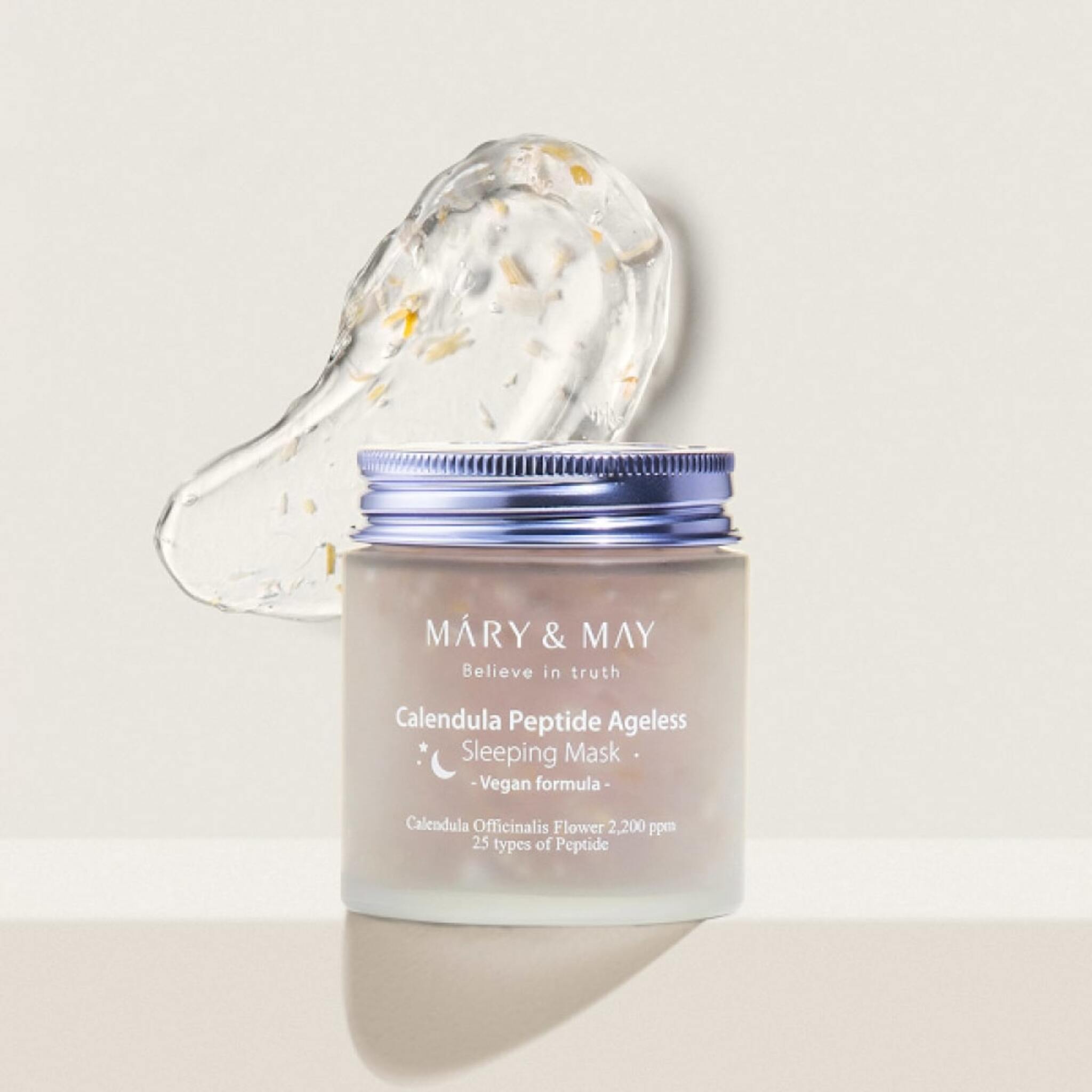 Wake up to youthful skin with Mary&May Calendula Peptide Ageless Sleeping Mask. Shop best online skincare stores for organic beauty products for skin, including this rejuvenating overnight mask.