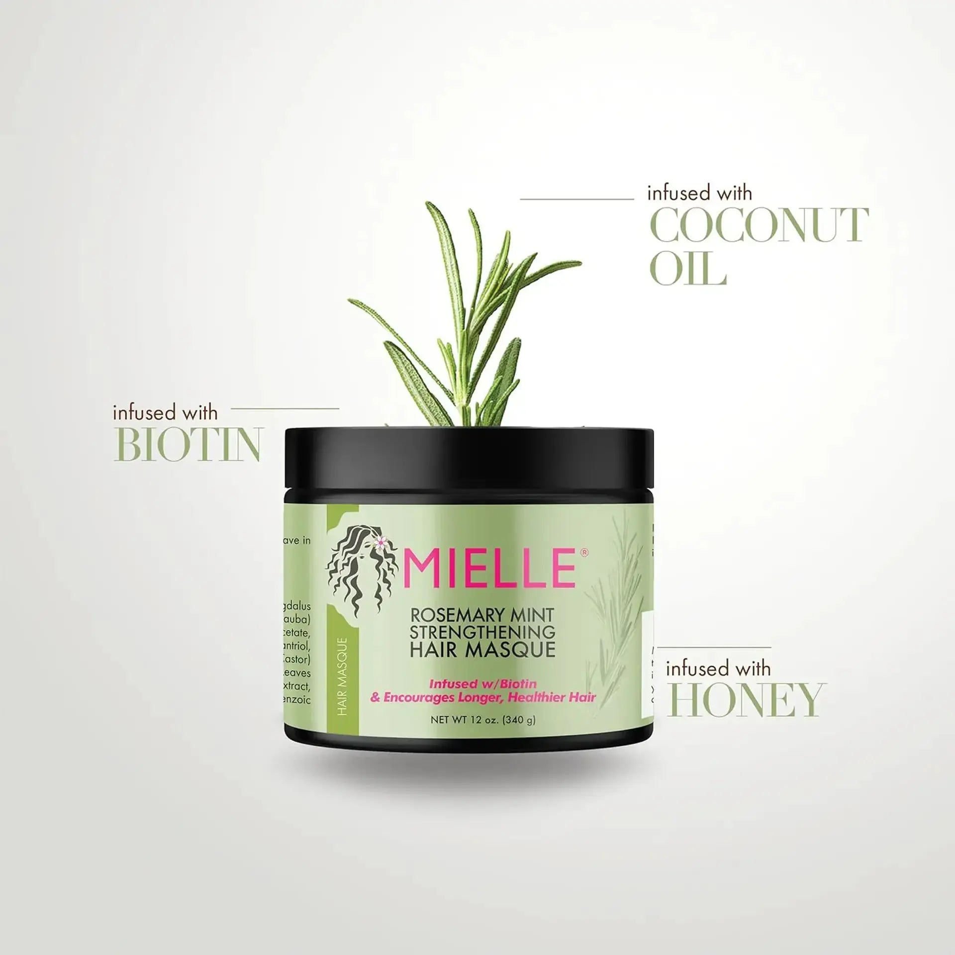 Mielle Rosemary Mint strengthening hair Masque 340g Pixie La Bella