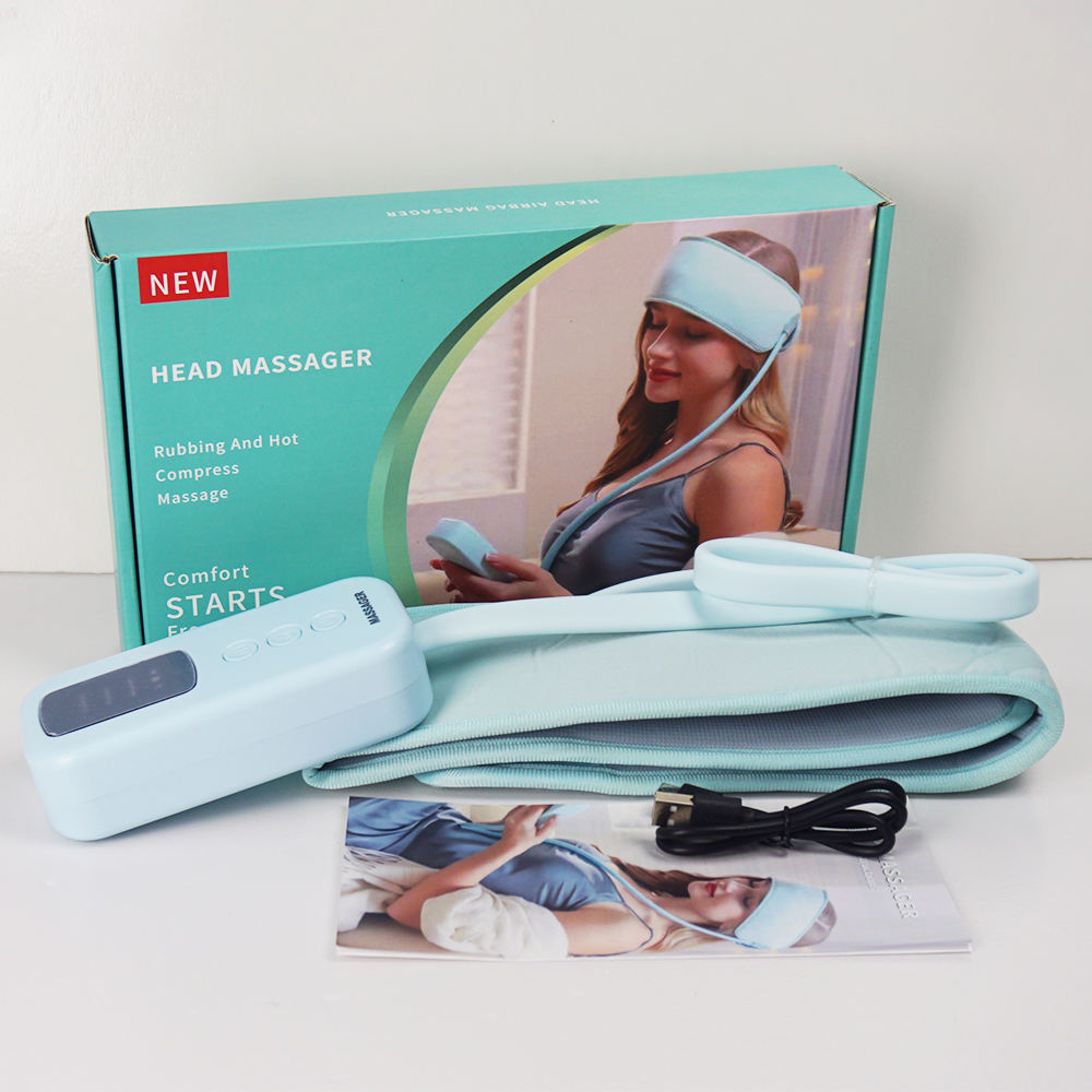 Portable Head Massager with Heat, Air Compression & Vibration Pixie La Bella