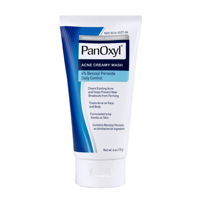 PanOxyl Acne Creamy Wash Benzoyl Peroxide 4% Daily Control 170g Pixie La Bella
