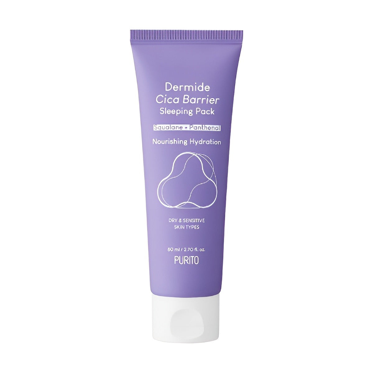 Purito Dermide Cica Barrier Sleeping Pack: Soothe and strengthen your skin while you sleep. Shop best online skincare stores for organic beauty products for skin. Buy anti-aging cream product and more today!