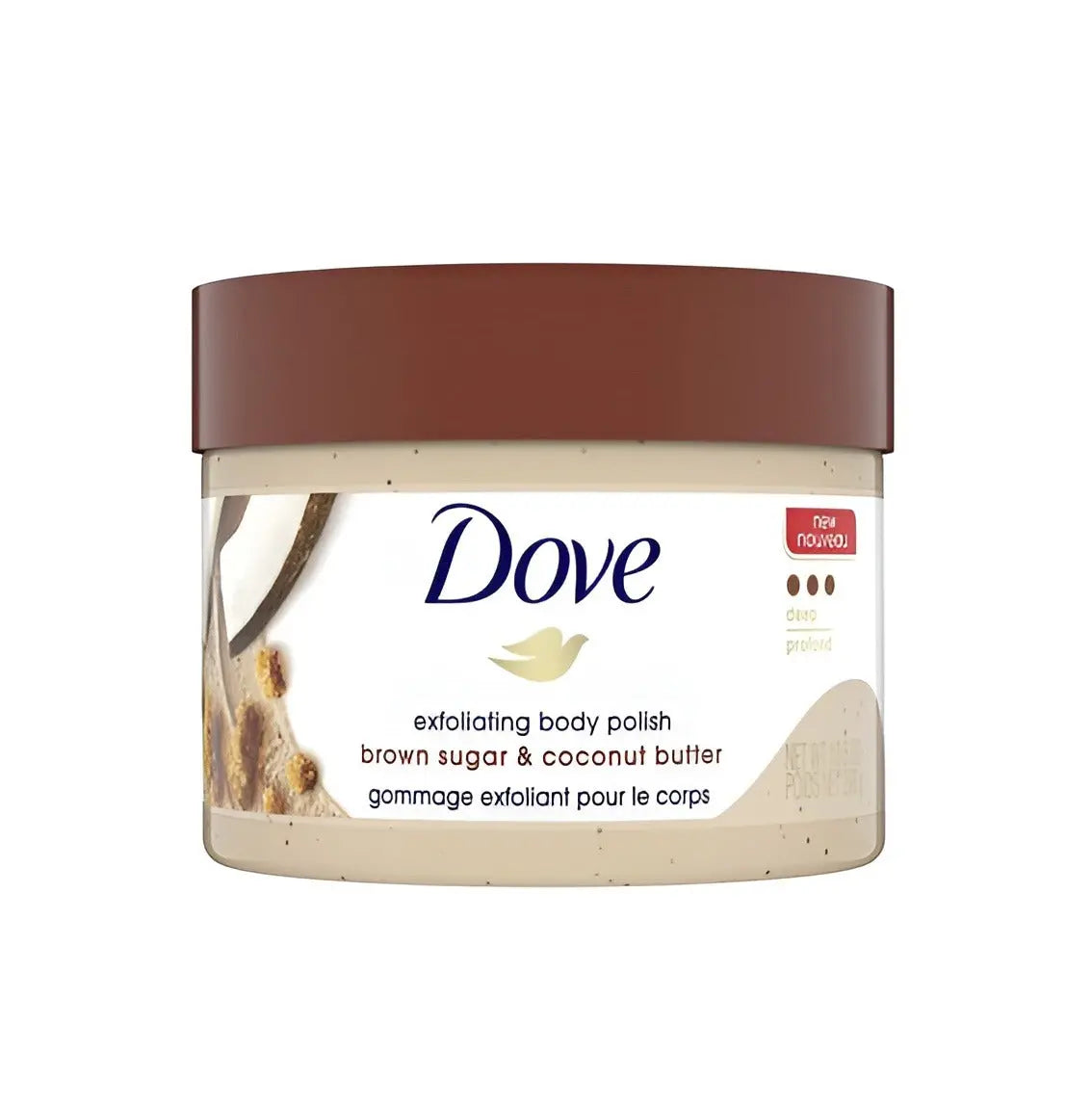 Dove Exfoliating Body Polish (Brown Sugar & Coconut Butter) - Natural skin care online in Bangladesh. Best skin care product for moisturizing and brightening. Shop affordable moisturizers and organic beauty products online.