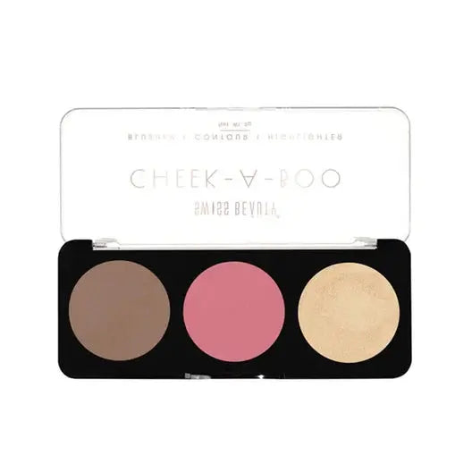 Swiss Beauty Cheek-A-Boo 3-in-1 Face Palette Pixie La Bella