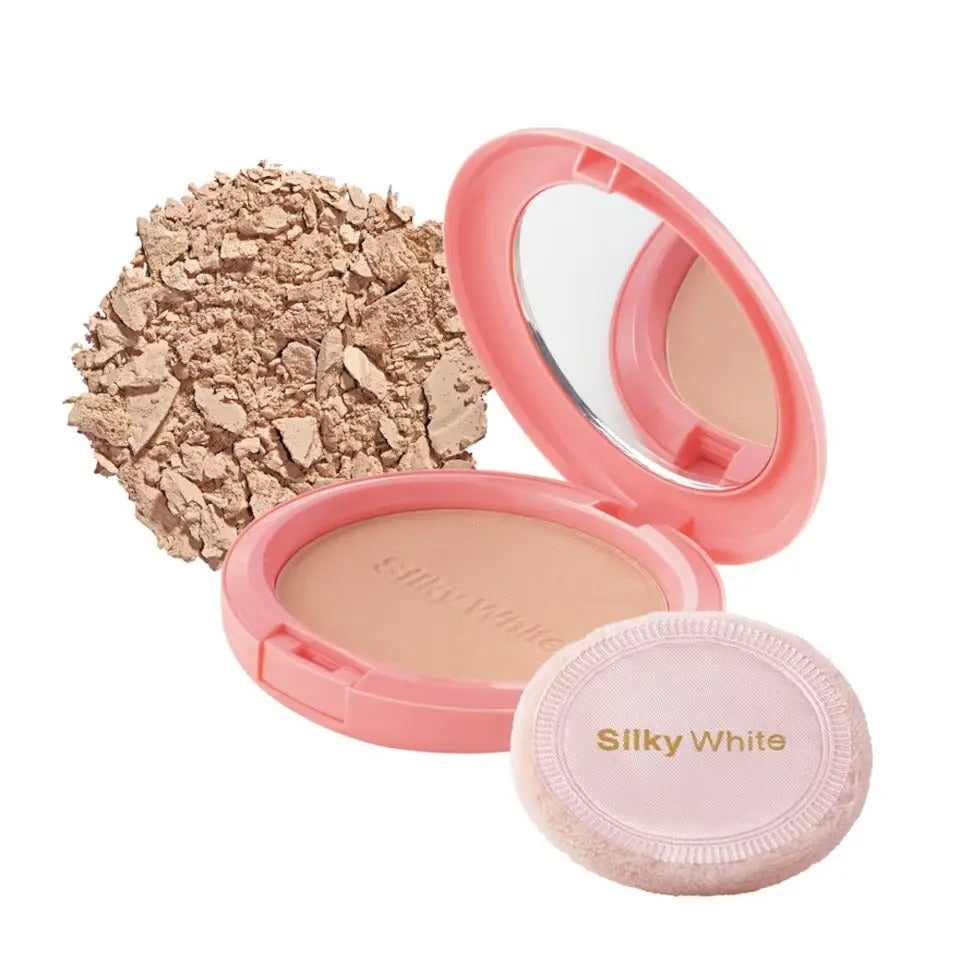SILKY WHITE White Pressed Powder Pixie La Bella