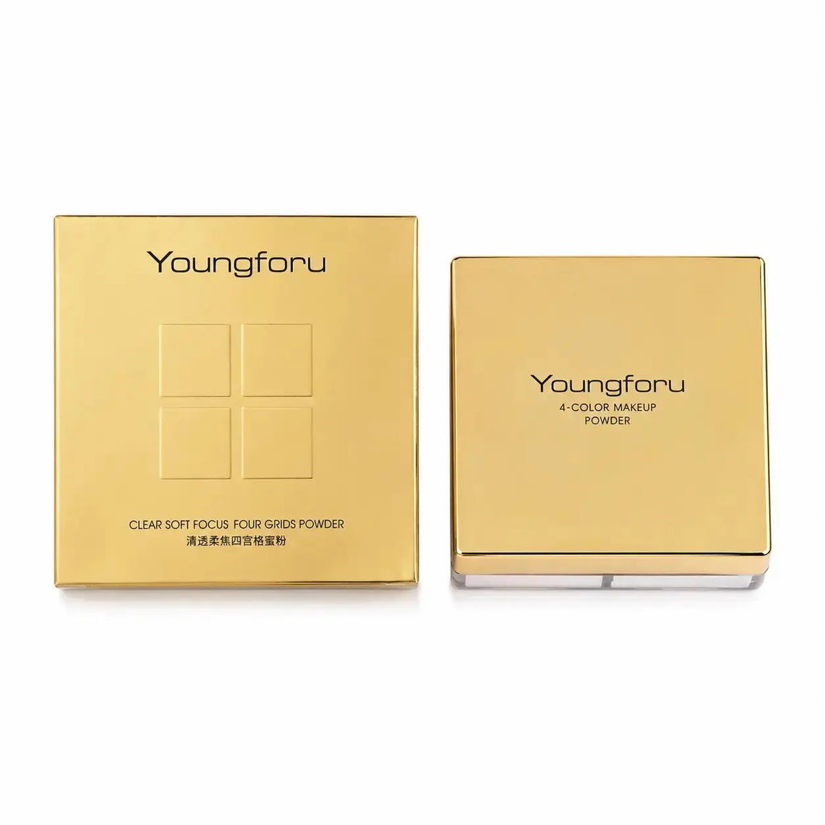 Youngforu Clear Soft Focus Four Grids Powder