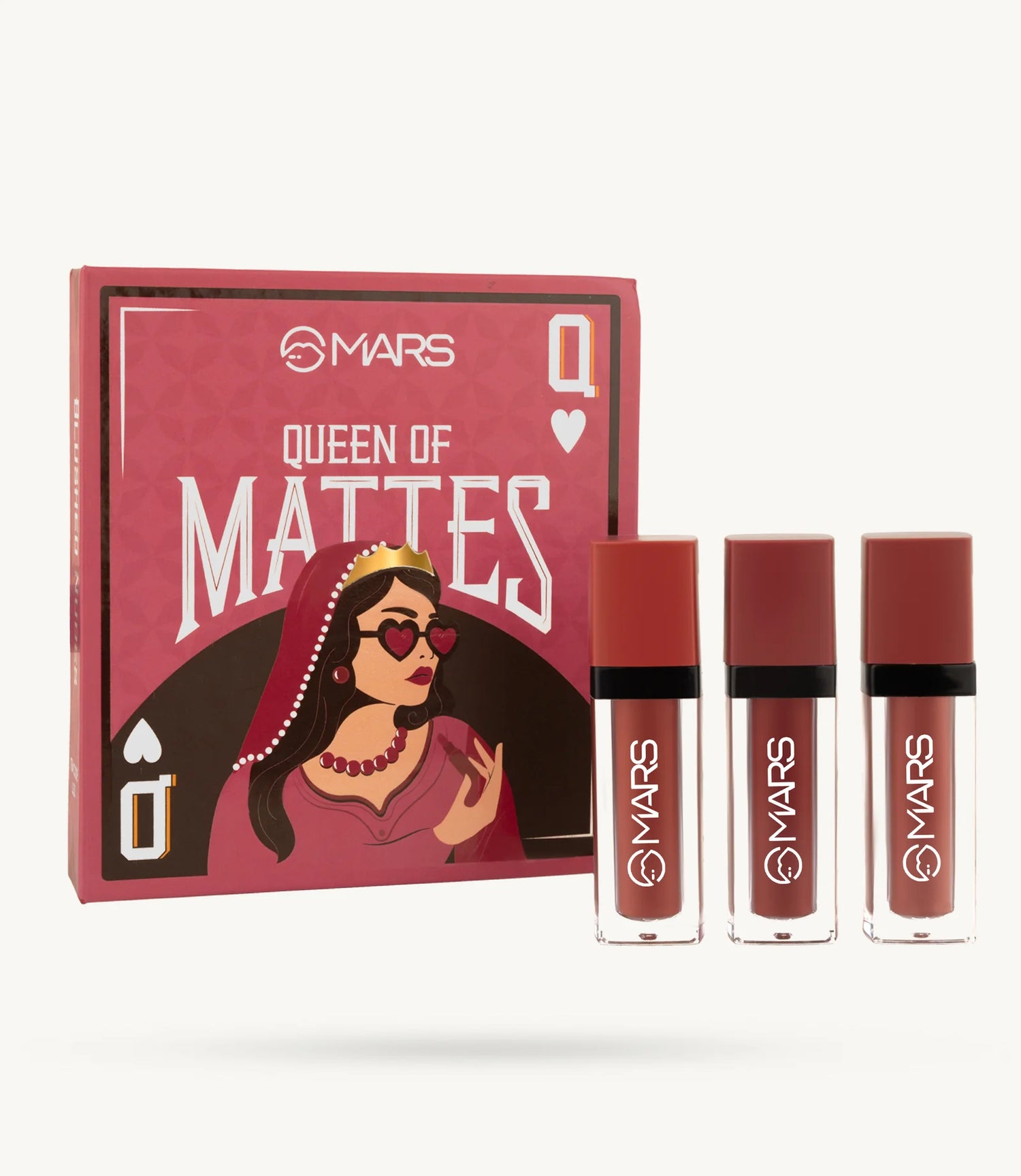 MARS Queen of Mattes Liquid Lipsticks Box Set of 3 (13.5 ml)