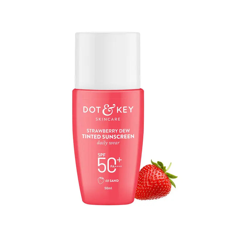 Dot & Key Strawberry Dew Tinted Sunscreen is a natural and affordable moisturizer with SPF 50+. Find the best skin care products and organic skin care products in Bangladesh at our online store.