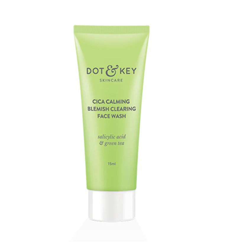 Dot & Key Cica Calming Blemish Clearing Face Wash 15ml Pixie La Bella