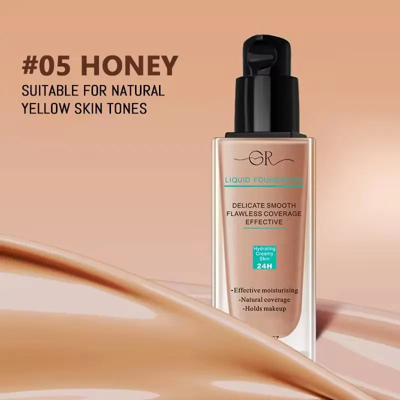 GR Liquid Foundation - Hydrating Full Coverage Foundation (35ml) Pixie La Bella