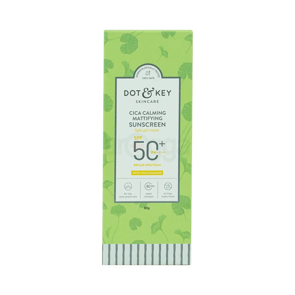 Dot & Key Cica Calming Mattifying Sunscreen SPF 50 PA++++ 80gm