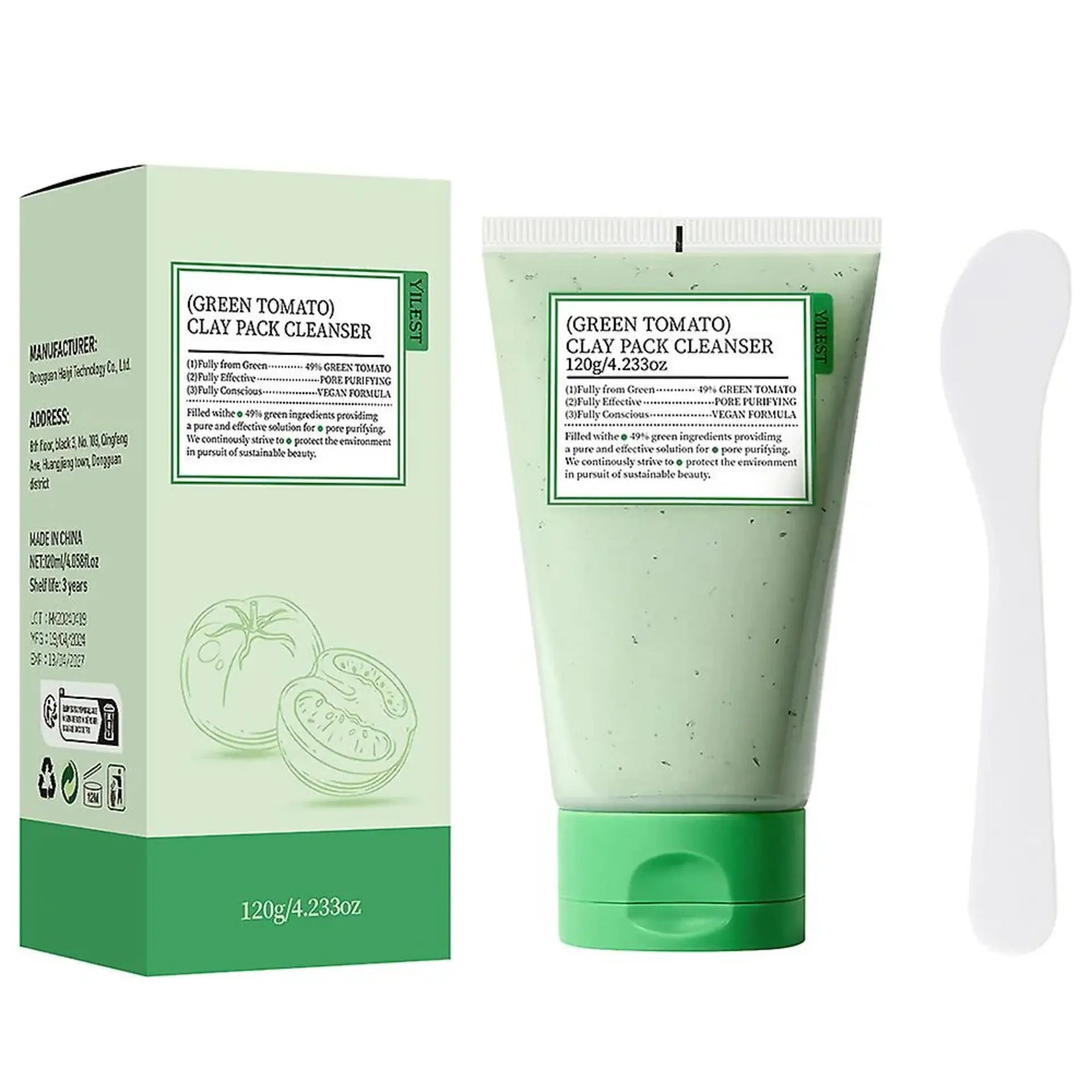 FULLY Green Tomato Clay Pack Cleanser