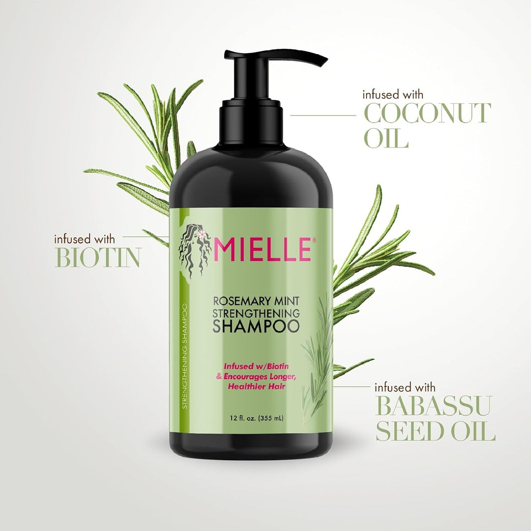 Mielle Rosemary Mint Strengthening Shampoo 355ml Pixie La Bella