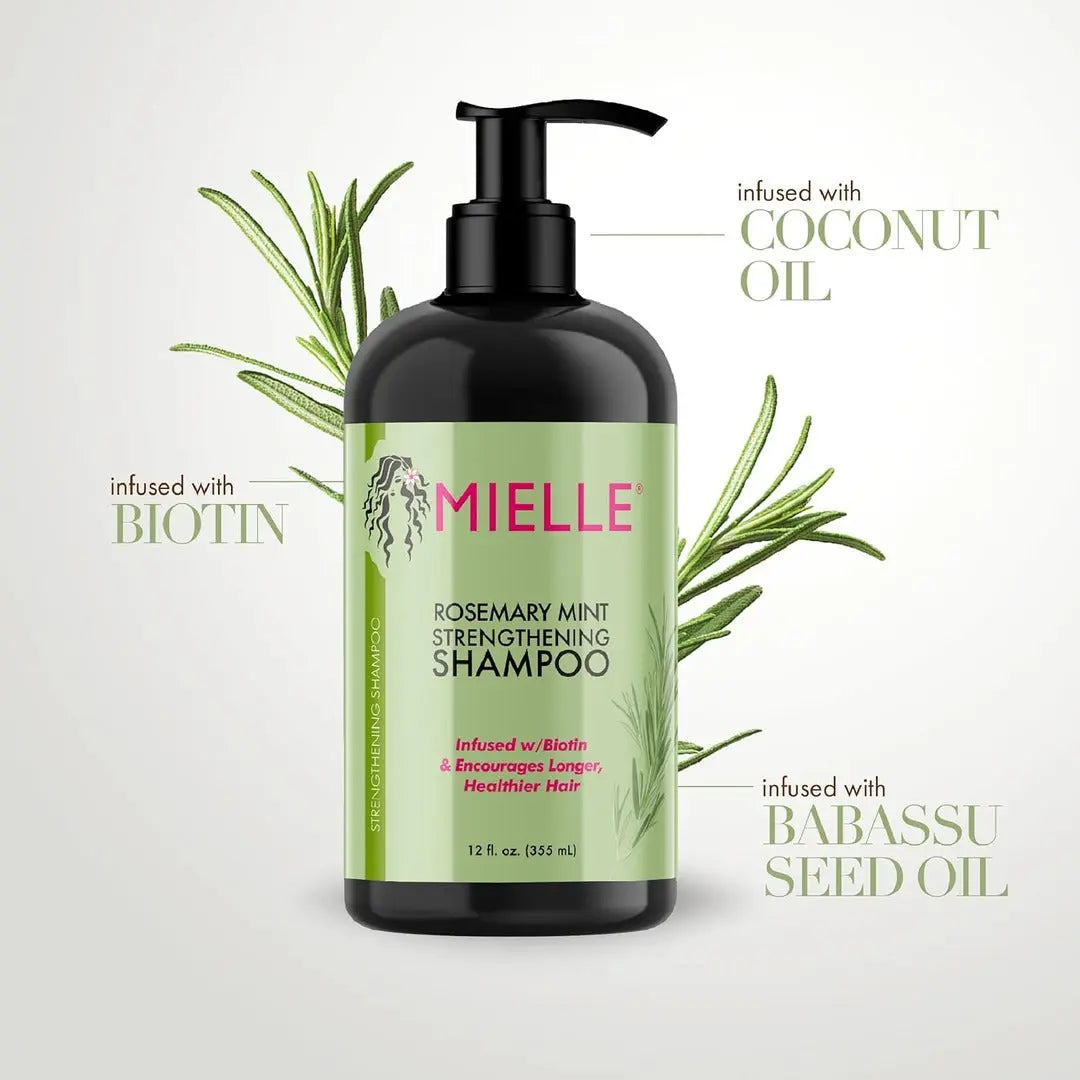 Mielle Rosemary Mint Strengthening Shampoo 355ml Pixie La Bella