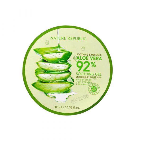 Nature Republic Soothing & Moisture Aloe Vera 92% Soothing Gel 300ml Pixie La Bella