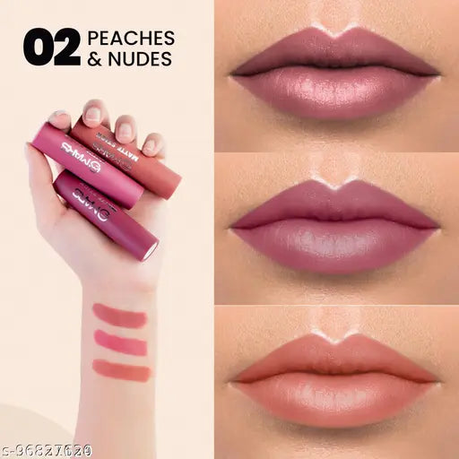 MARS Set of 3 Matte Lipsticks Box Pixie La Bella