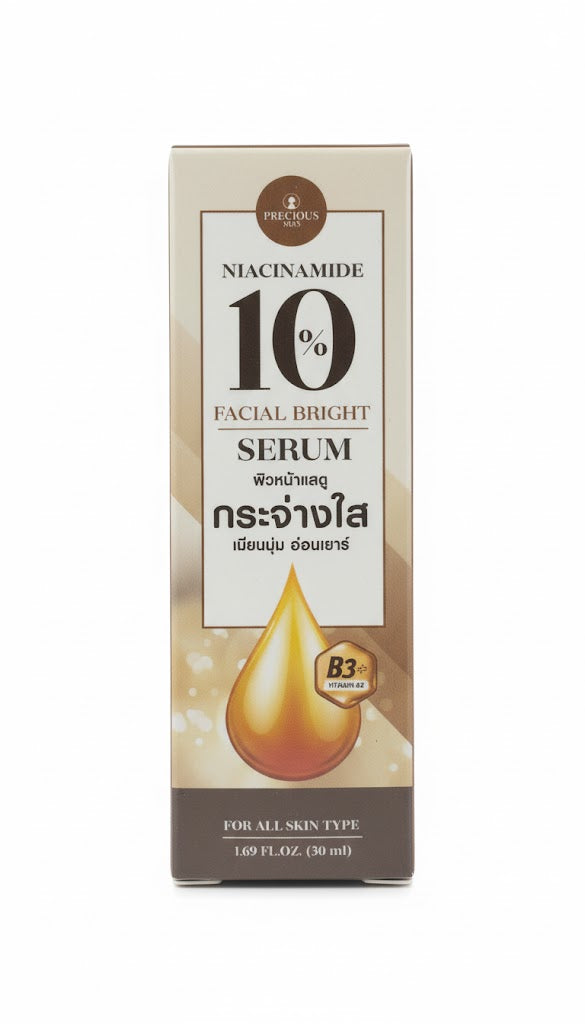 Precious Skin 10% Niacinamide Facial Bright Serum 50ml Pixie La Bella