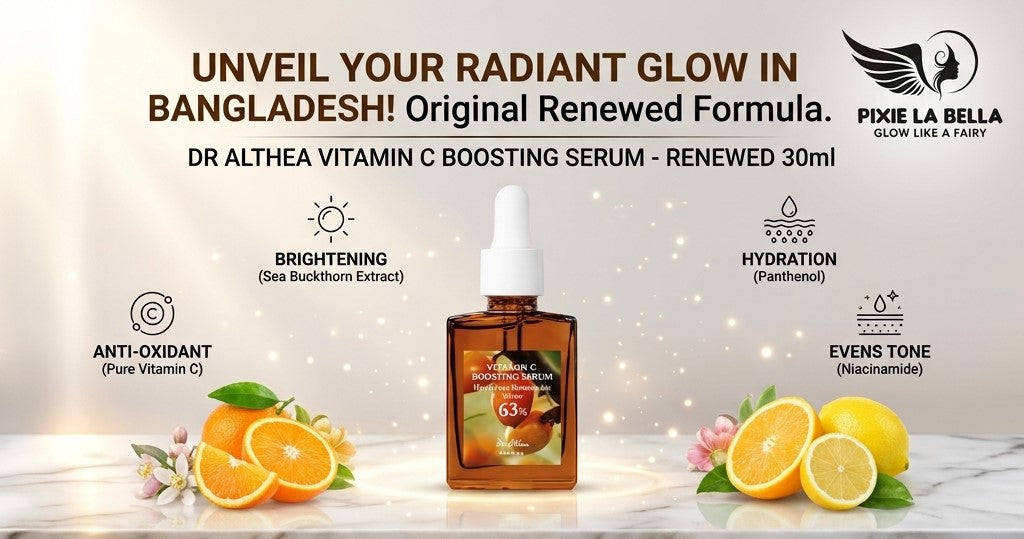 Dr Althea Vitamin C Boosting Serum Price Bangladesh- Original Renewed 30ml at Pixie La Bella